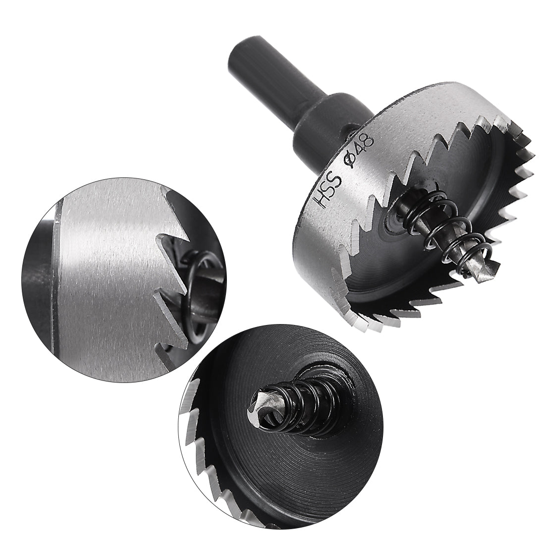 Uxcell Uxcell 19.5mm HSS Drill Bit Hole Saw Cutter for Metal Alloy Wood
