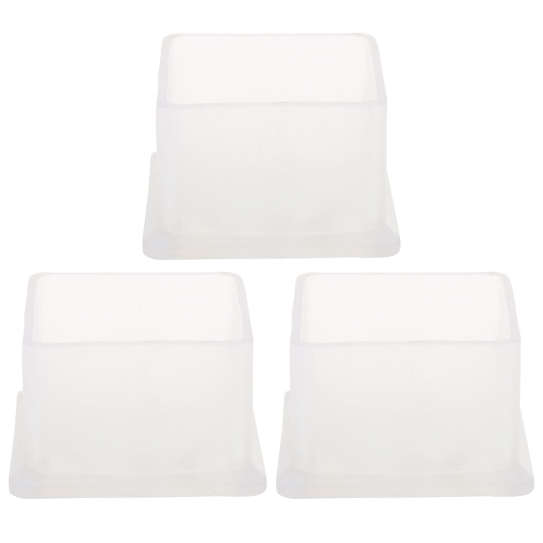 uxcell Uxcell Clear PVC Chair Leg Caps End Pad Feet Cover Furniture Slider Floor Protector 4pcs Reduce Noise Anti Scratch