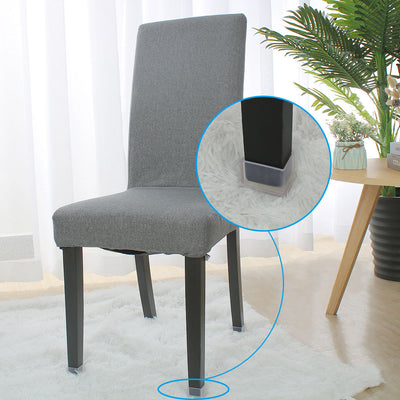 Harfington Uxcell Clear PVC Table Desk Leg Caps Feet Cover Furniture Slider Floor Protector 8pcs