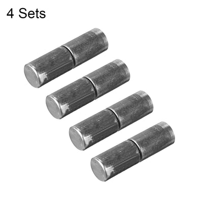 Harfington Uxcell Home Gate Door Window Part Male to Female Steel Hinge Pin 53mmx16mm 4 Sets