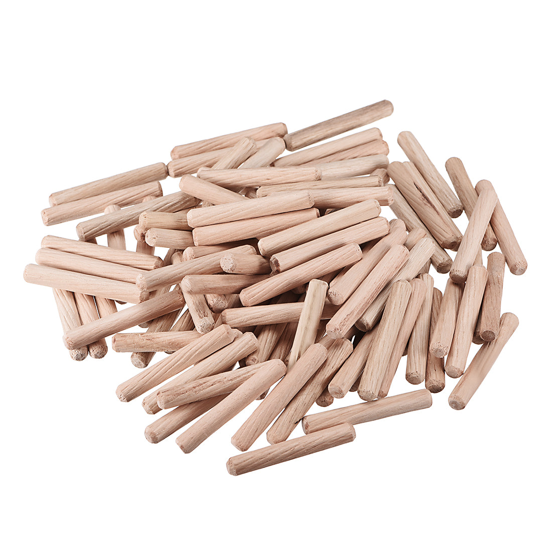 uxcell Uxcell Wooden Dowel Pin Wood Kiln Dried Fluted Beveled Hardwood