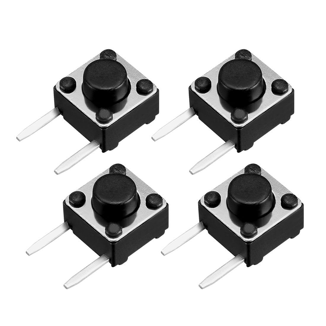 6x6x5mm Panel Mini/Micro/Small PCB Side 2 Terminals Tact Push Button ...
