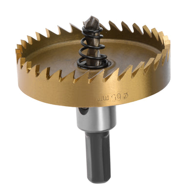 uxcell Uxcell 60mm HSS Drill Bit Hole Saw for Stainless Steel Metal Alloy