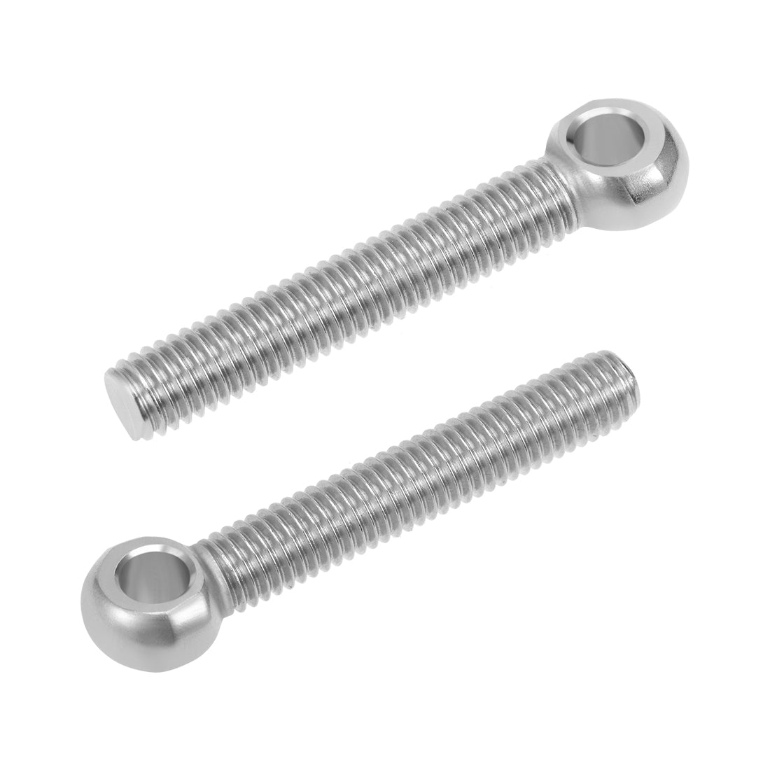 uxcell Uxcell M8 x 50mm Machinery Shoulder Swing Lifting Eye Bolt 304 Stainless Steel Metric Thread 2pcs