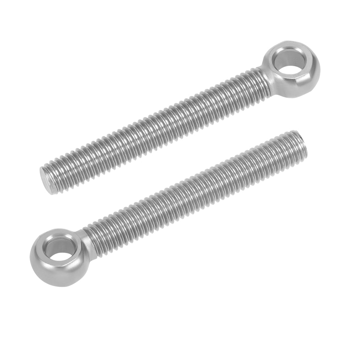 uxcell Uxcell M8 x 60mm Machinery Shoulder Swing Lifting Eye Bolt 304 Stainless Steel Metric Thread 2pcs