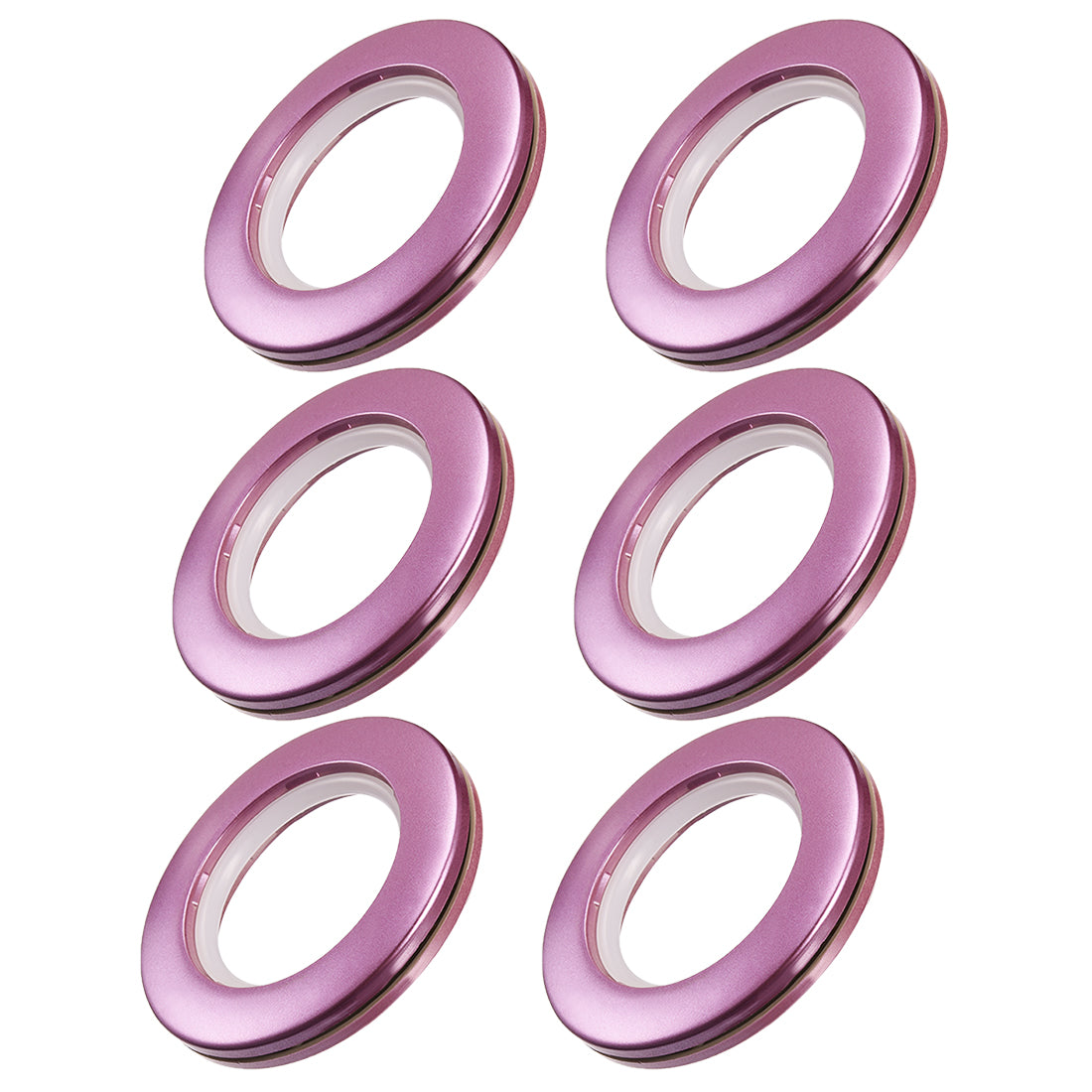 uxcell Uxcell Curtain Grommets Plastic Drapery Eyelet Rings for Window Curtain Rods