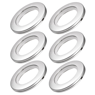 Harfington Uxcell Curtain Grommets Plastic Drapery Eyelet Rings for Window Curtain Rods