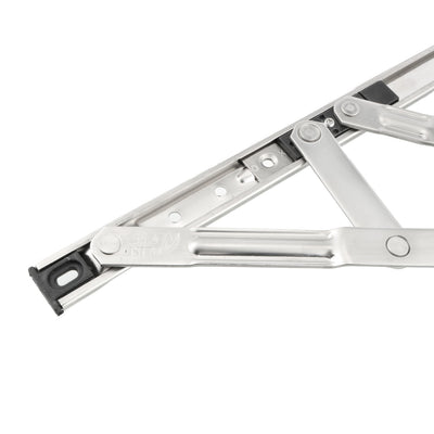 Harfington Uxcell 12-Inch Hanging/Casement Window Hinge, 202 Stainless Steel 2Pcs
