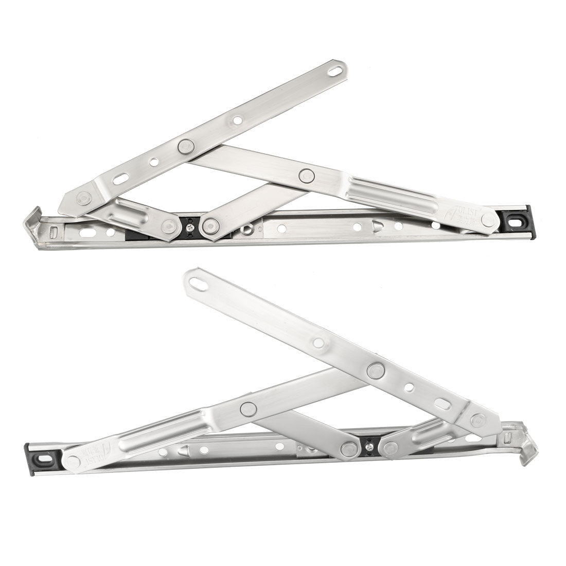 uxcell Uxcell 12-Inch Hanging/Casement Window Hinge, 202 Stainless Steel 2Pcs