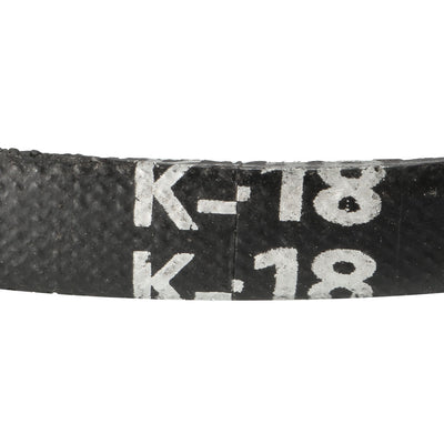 Harfington Uxcell K-19 V Belt Machine Transmission Rubber,Black Replacement Drive Belt