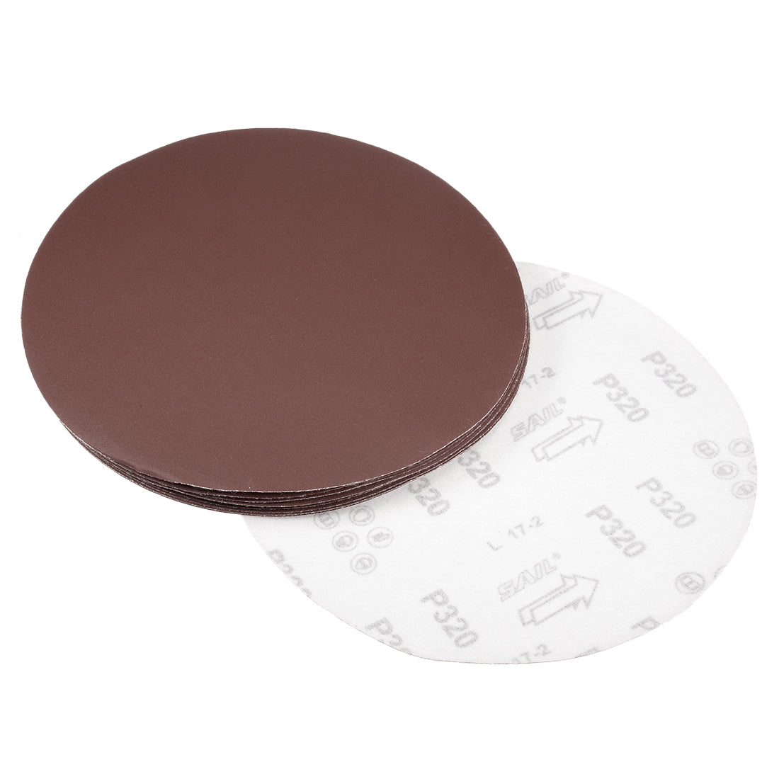 Uxcell 9 Inch Sanding Discs - 100 Grit Flocking Sandpaper, 10 Pcs Pack For Sanders - View #6