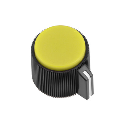 Harfington Uxcell 2Pcs 19x16mm bachelite Potentiometer Volume Control Rotary Knob for 6mm Dia Hole Green