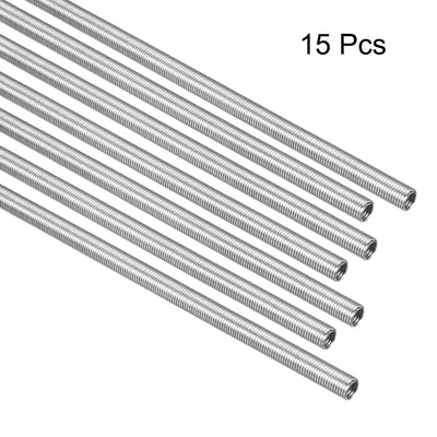 Harfington Uxcell Heating Element Coil Wire AC220V 1500W / AC110V 375W Kiln Furnace Heater Wire 5.8mm*560mm 15PCS