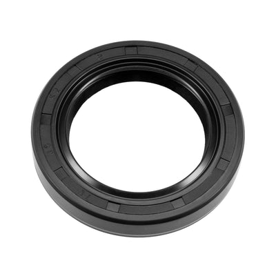 Harfington Uxcell Oil Seal, TC 35mm x 80mm x 8mm, Nitrile Rubber Cover Double Lip