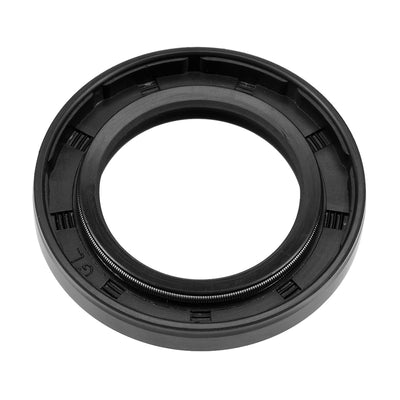 Harfington Uxcell Oil Seal, TC 35mm x 80mm x 8mm, Nitrile Rubber Cover Double Lip