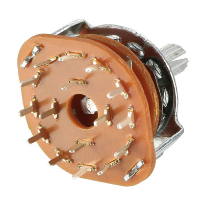 Harfington Uxcell 4P3T 4 Pole 3 Position Selectable Single Deck Band Channel Rotary Switch Selector