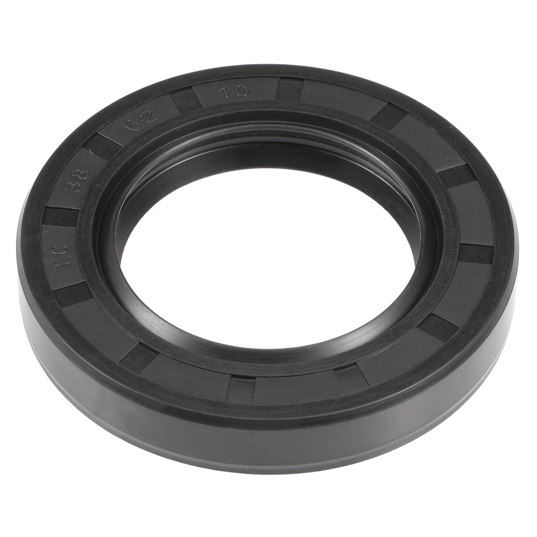 Uxcell Uxcell Oil Seal, TC 38mm x 58mm x 10mm, Nitrile Rubber Cover Double Lip