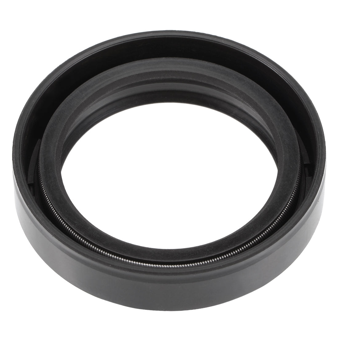 Uxcell Uxcell Oil Seal, TC 25mm x 40mm x 10mm, Nitrile Rubber Cover Double Lip
