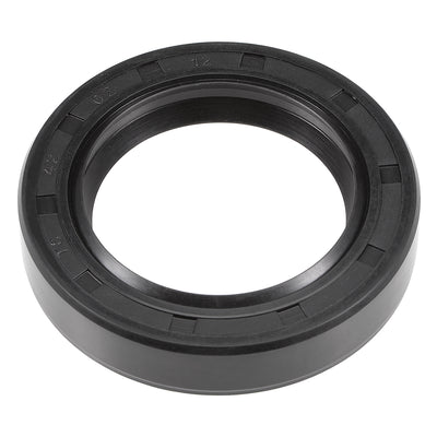 Harfington Uxcell Oil Seal, TC 50mm x 80mm x 12mm, Nitrile Rubber Cover Double Lip