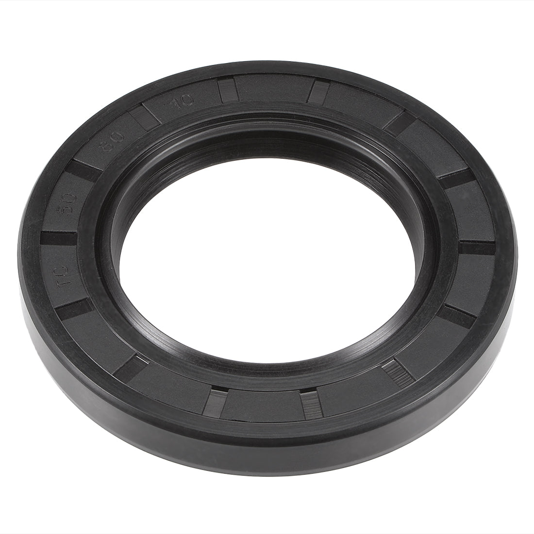Uxcell Uxcell Oil Seal, TC 52mm x 72mm x 10mm, Nitrile Rubber Cover Double Lip
