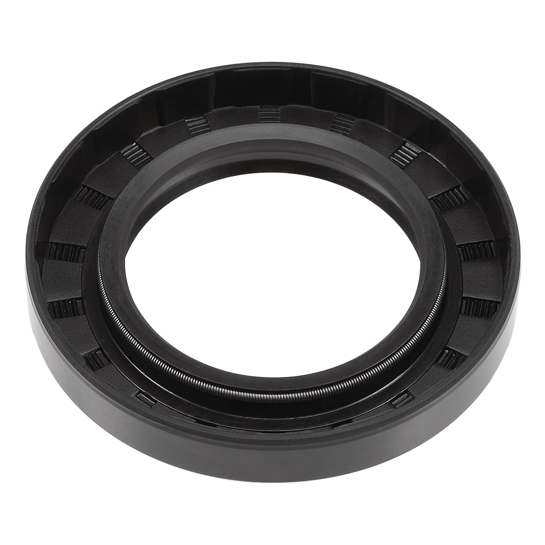 Uxcell Uxcell Oil Seal, TC 50mm x 80mm x 12mm, Nitrile Rubber Cover Double Lip