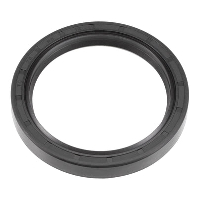 Harfington Uxcell Oil Seal, TC 55mm x 72mm x 12mm, Nitrile Rubber Cover Double Lip