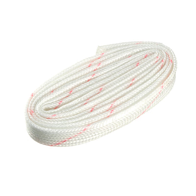 Harfington Uxcell Fiberglass Sleeve 5mm I.D. PVC Insulation Tubing 1500V Tube Adjustable Sleeving Pipe 125 Degree Centigrade Cable Wrap Wire 880mm 2.89ft White and Red
