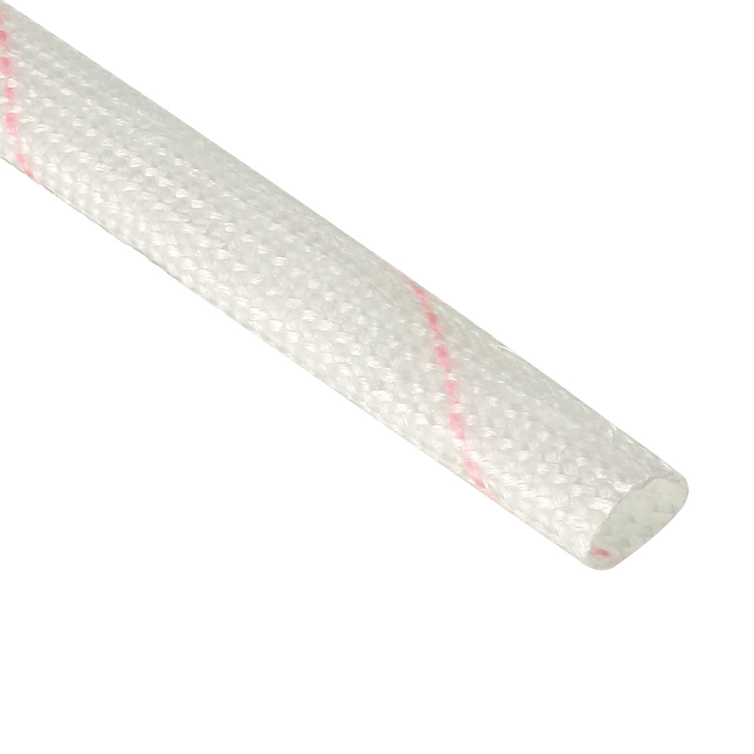 uxcell Uxcell Fiberglass Sleeve 5mm I.D. PVC Insulation Tubing 1500V Tube Adjustable Sleeving Pipe 125 Degree Centigrade Cable Wrap Wire 880mm 2.89ft White and Red