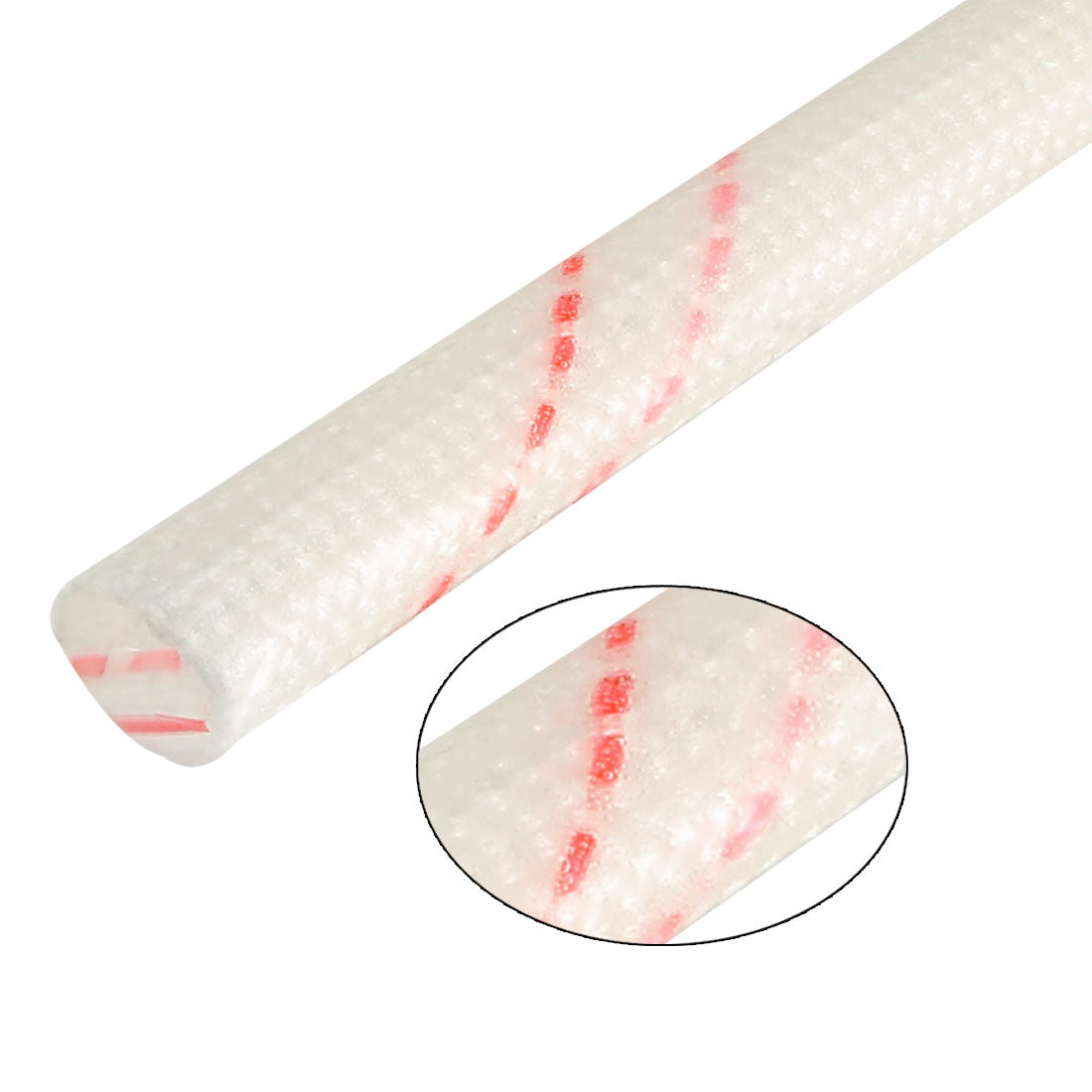 uxcell Uxcell Fiberglass Sleeve 4mm I.D. PVC Insulation Tubing 1500V Tube Adjustable Sleeving Pipe 125 Degree Centigrade Cable Wrap Wire 910mm 2.99ft 5Pcs