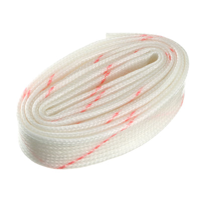 Harfington Uxcell Fiberglass Sleeve 8mm I.D. PVC Insulation Tubing 1500V Tube Adjustable Sleeving Pipe 125 Degree Centigrade Cable Wrap Wire 890mm 2.92ft White and Red