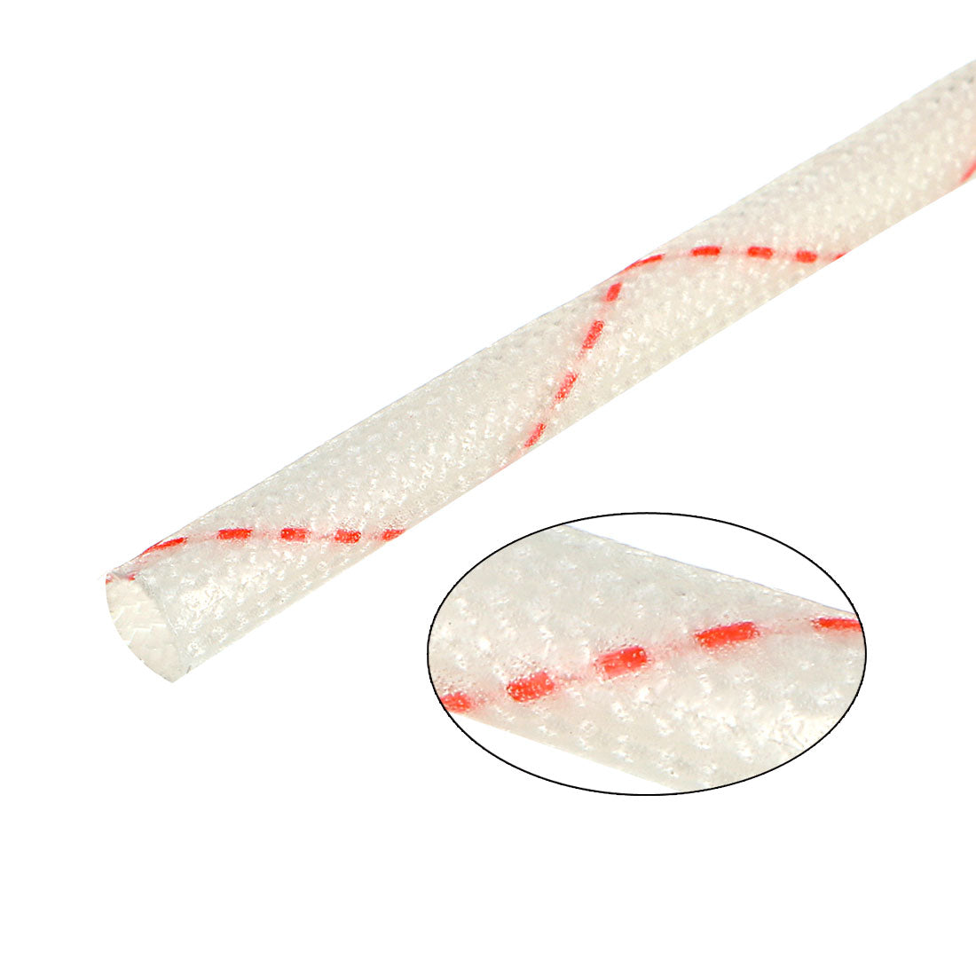 uxcell Uxcell Fiberglass Sleeve 3mm I.D. PVC Insulation Tubing 1500V Tube Adjustable Sleeving Pipe 125 Degree Centigrade Cable Wrap Wire 905mm 2.97ft White and Red