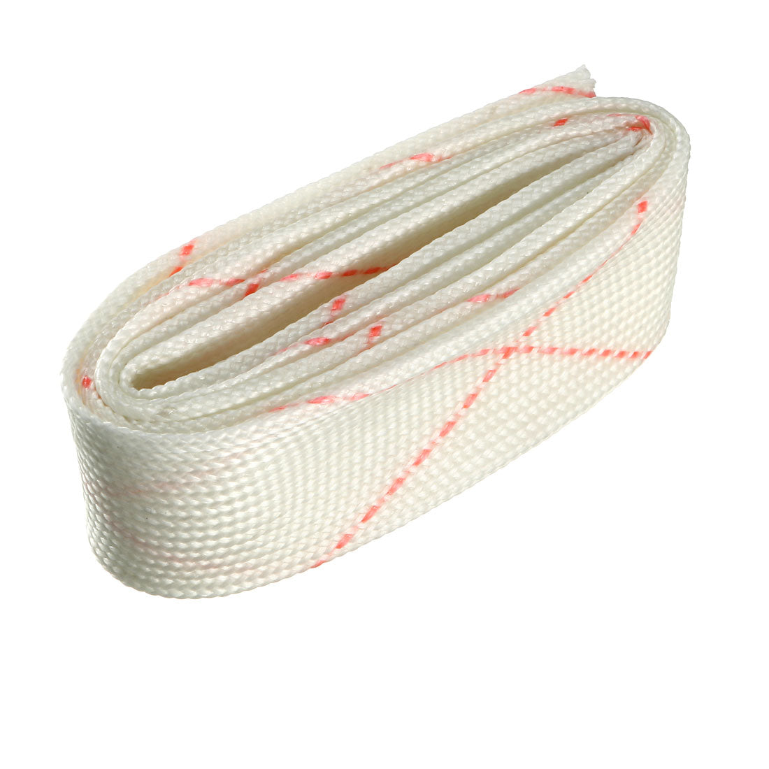 uxcell Uxcell Fiberglass Sleeve 18mm I.D. PVC Insulation Tubing 1500V Tube Adjustable Sleeving Pipe 125 Degree Centigrade Cable Wrap Wire 880mm 2.89ft White and Red