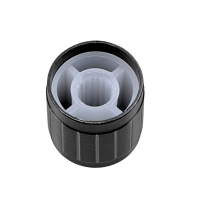 Harfington Uxcell 5Pcs 6mm Insert Shaft 15.8x16.8mm Aluminum Alloy Potentiometer Rotary Knob Pots