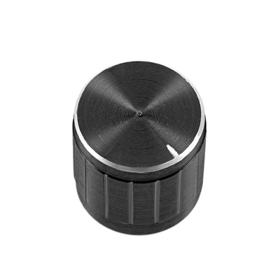 Harfington Uxcell 10Pcs 6mm Insert Shaft 14.4 x 16.8mm Aluminum Alloy Potentiometer Rotary Knob Pots