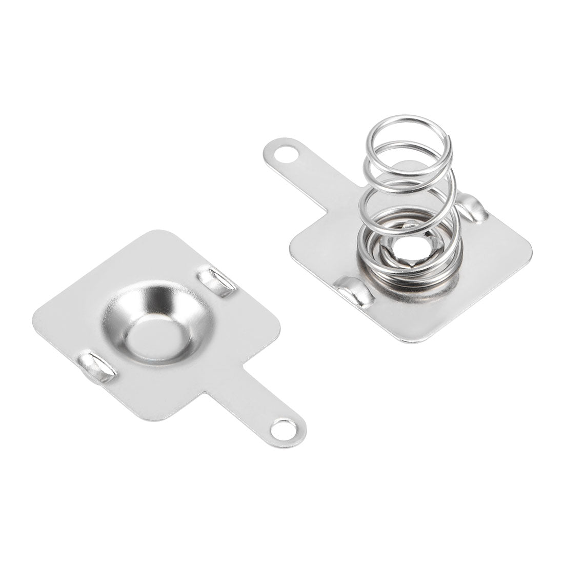 Uxcell 50 Pairs AA Battery Contact Plates – Nickel Spring Terminals For Battery Case Box, 11.28mm X 11.5mm - View #8