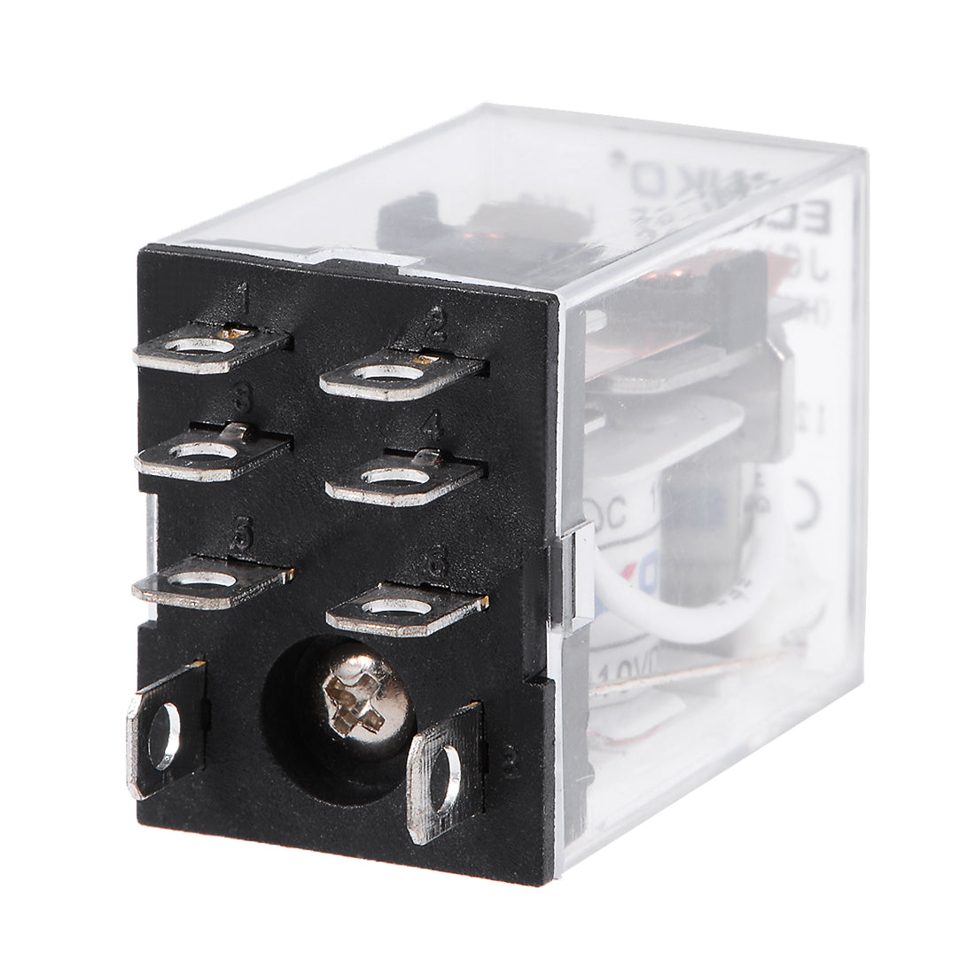 uxcell Uxcell JQX-13F DC110V Coil DPDT 8Pins Red Light Electromagnetic Power Relay + socket