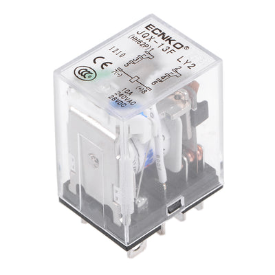 Harfington Uxcell JQX-13F DC110V Coil DPDT 8Pins Green Light Electromagnetic Power Relay