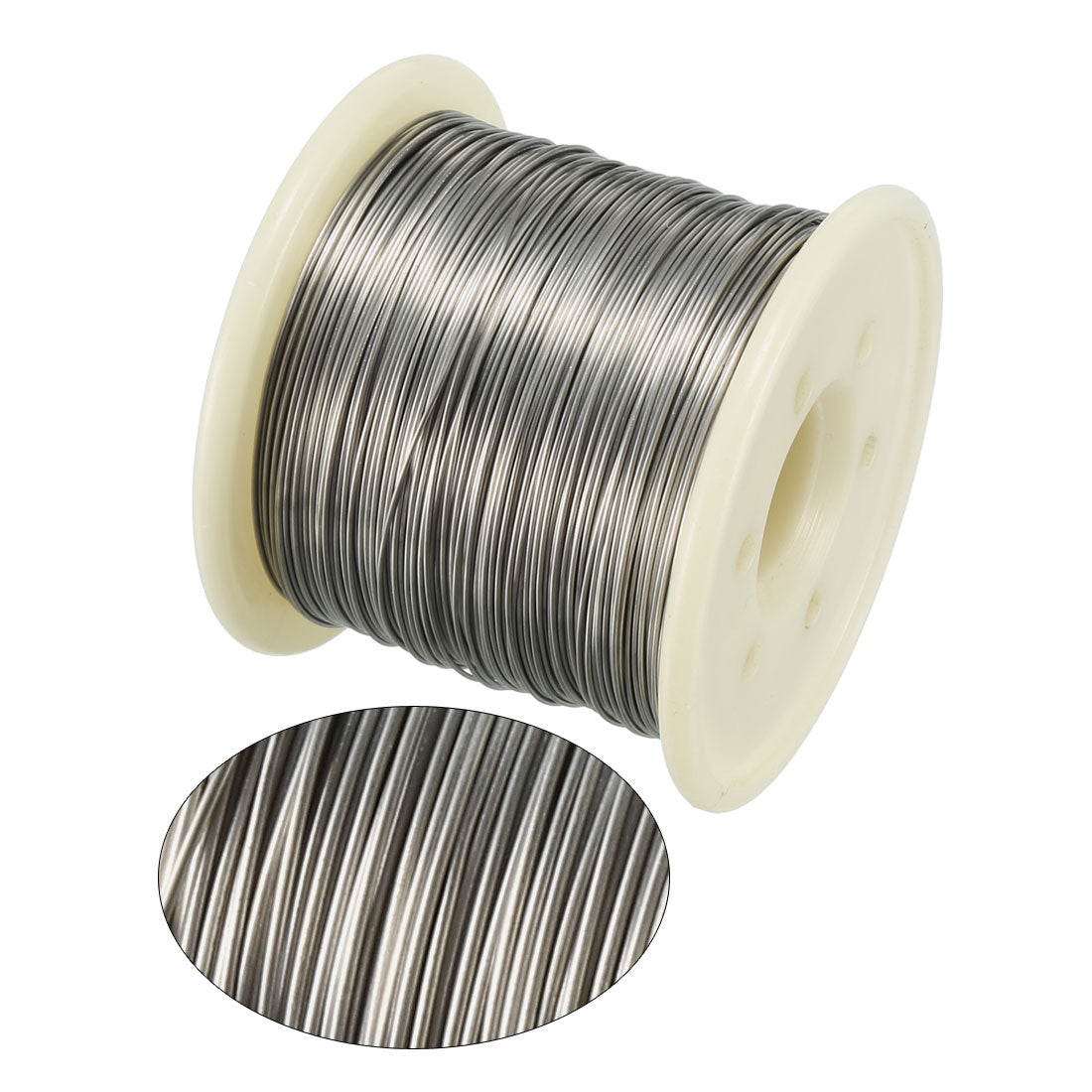 uxcell Uxcell 0.5mm 24AWG Heating Resistor Wire Nichrome Resistance Wires for Heating Elements 164ft