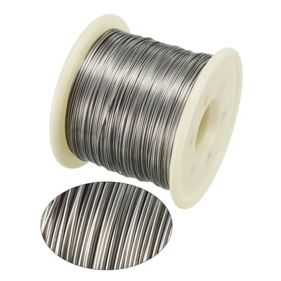 Harfington Uxcell 0.5mm 24AWG Heating Resistor Wire Nichrome Resistance Wires for Heating Elements 164ft