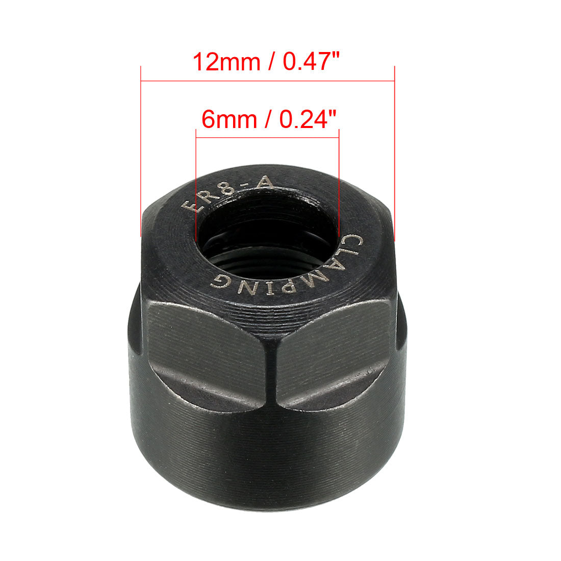 Uxcell Uxcell ER11 A Type Collet Clamping Hex Nuts for CNC Milling Chuck Holder Lathe