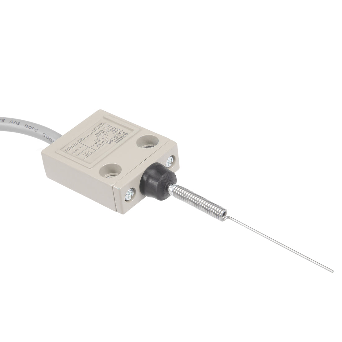 uxcell Uxcell TZ-3169 Cat Whisker Flexible Coil Spring Limit Switch Momentary Compact Prewired 1NC+1NO