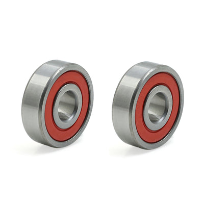 Harfington Uxcell 5pcs 6001RS 12mm x 28mm x 8mm Double Sealed Deep Groove Ball Bearing