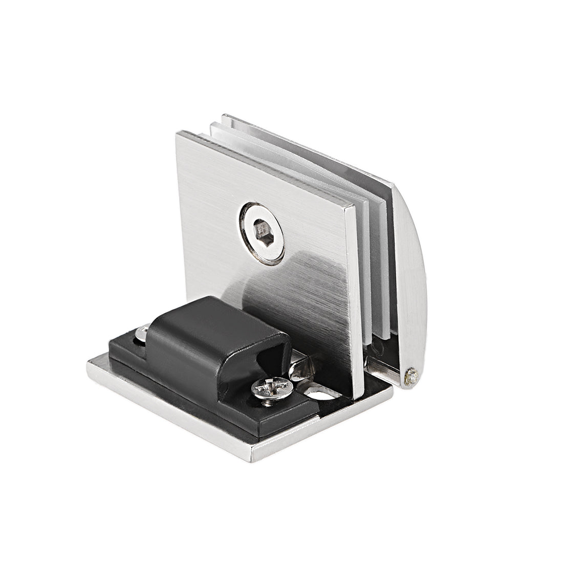 uxcell Uxcell Glass Hinge Cabinet Door Cupboard Showcase  Hinge Glass Clamp ,Zinc Alloy , for 5-8mm Glass Thickness
