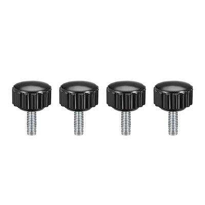 Harfington Uxcell M5 x 40mm Male Thread Knurled Clamping Knobs Grip Thumb Screw on Type  4 Pcs