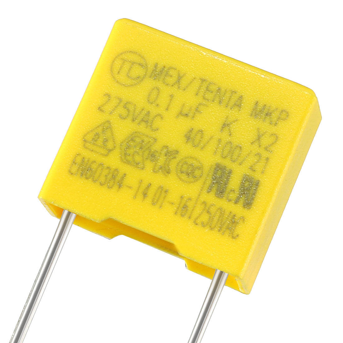 uxcell Uxcell Polypropylene Film Safety Capacitors 0.1uF 275VAC X2 MKP 20 Pcs
