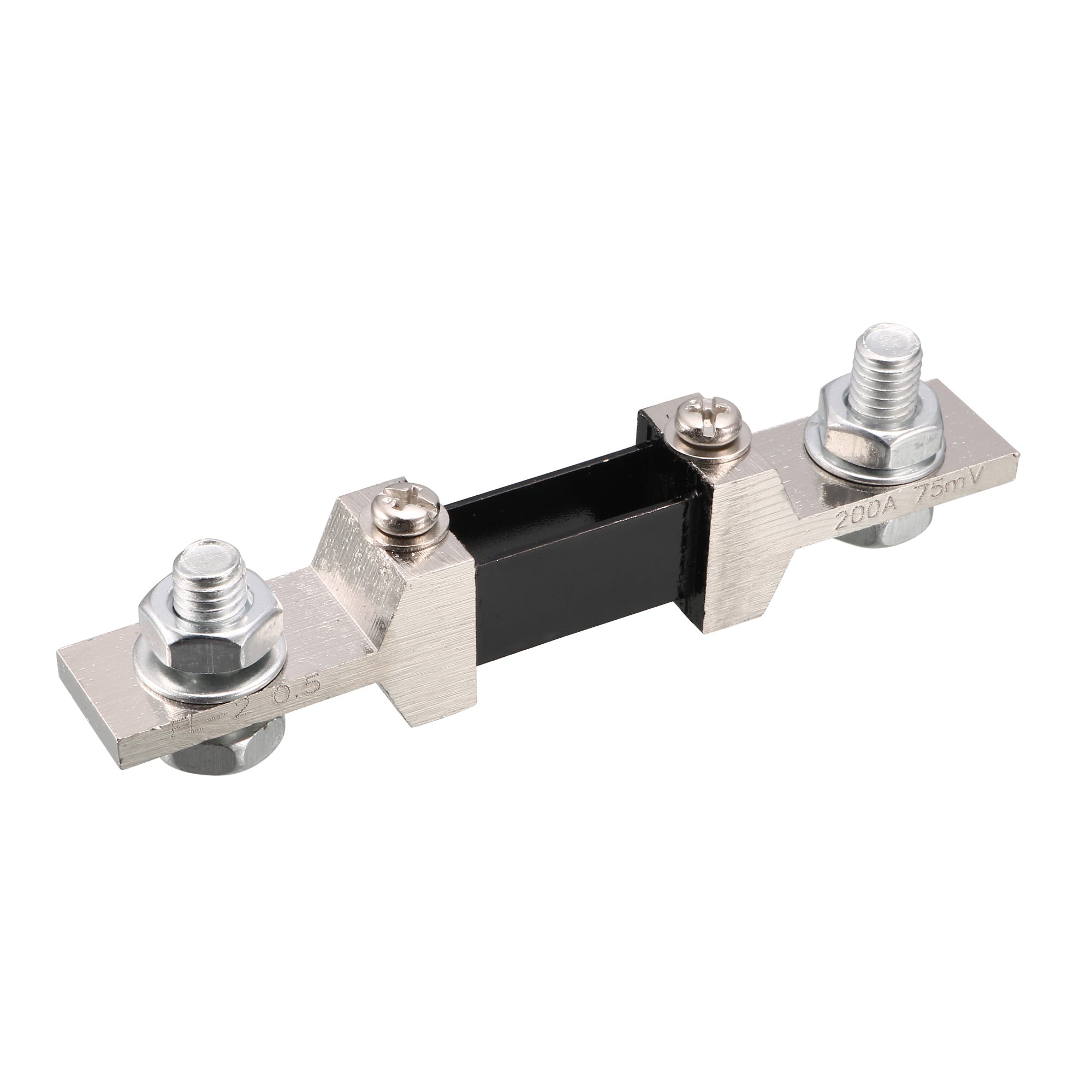 Uxcell Shunt Resistor 200A 75mV for DC Ammeter Panel Meter External FL ...