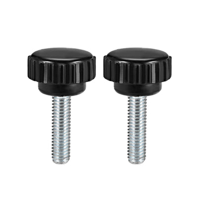 Harfington Uxcell M5 x 15mm Male Thread Knurled Clamping Knobs Grip Thumb Screw on Type 2 Pcs