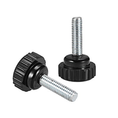Harfington Uxcell M6 x 20mm Male Thread Knurled Clamping Knobs Grip Thumb Screw on Type 10 Pcs