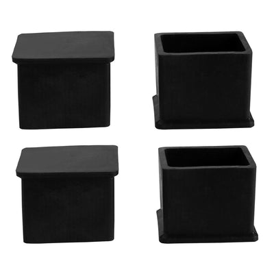 Harfington Uxcell PVC Table Sofa Cabinet Leg Cap End Tip Feet Cover Furniture Floor Protector 4pcs Reduce Noise Prevent Scratch