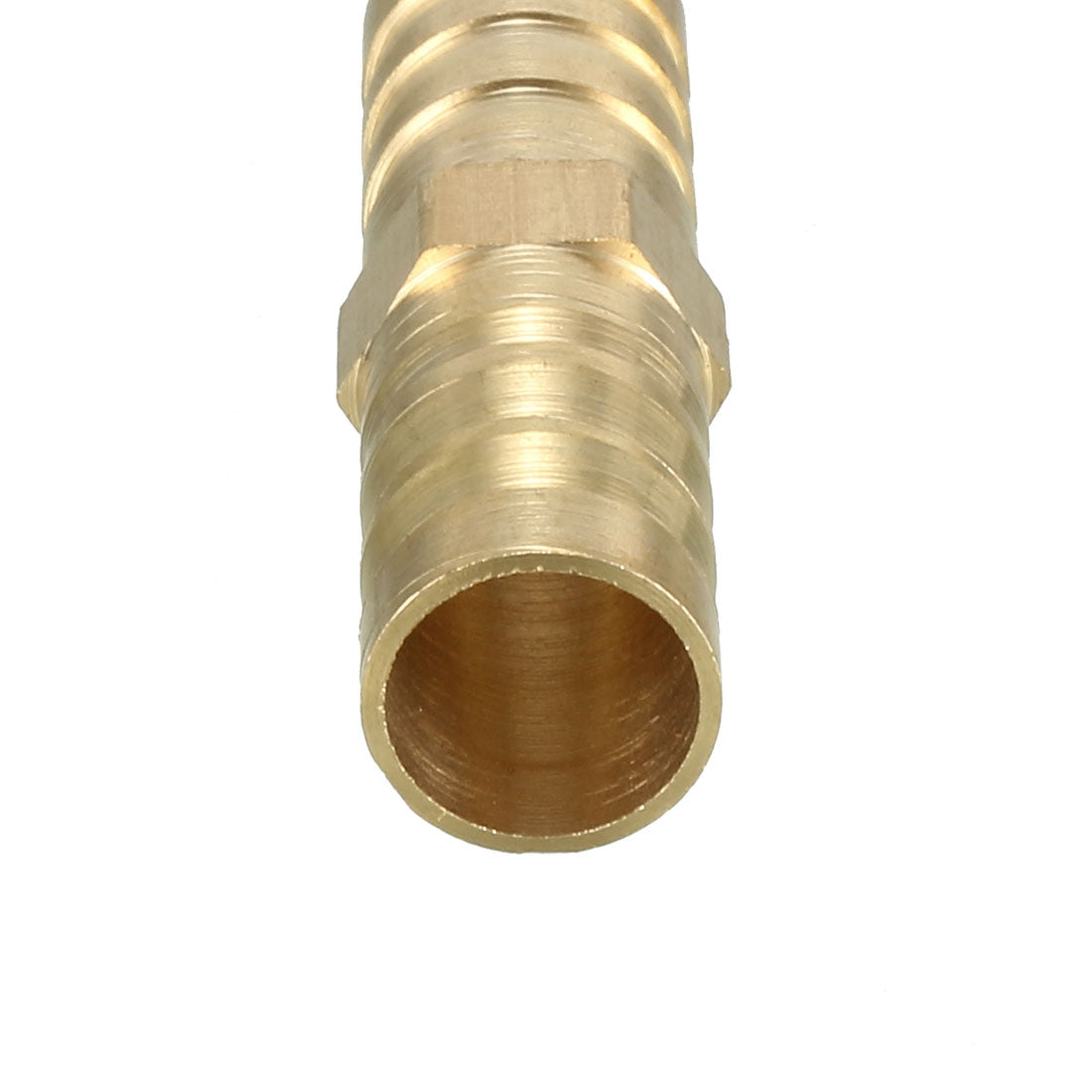 uxcell Uxcell 12mm Brass Barb Hose Fitting Straight Connector Coupler